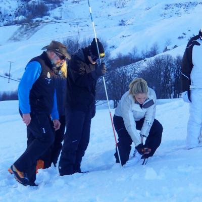 Classe de neige initiation au sauvetage avalanche