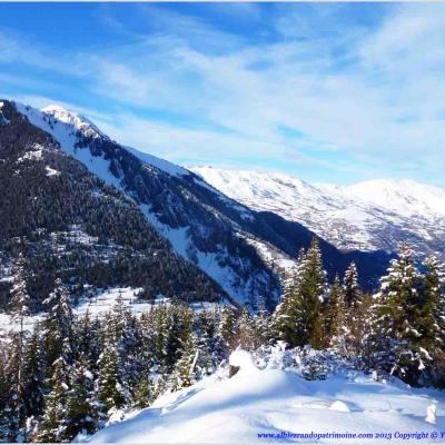 Raquettes au pied des Aiguilles d'Arves